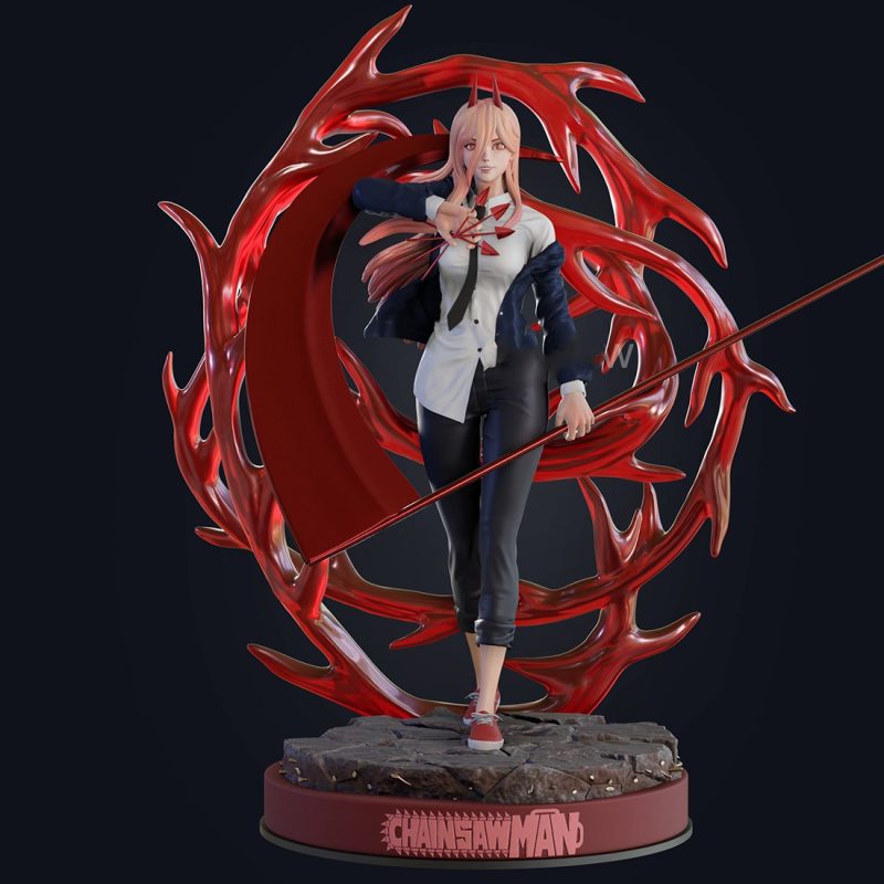 电锯人-帕瓦-3D合纵社-3D打印模型STL格式3mf格式免费下载！