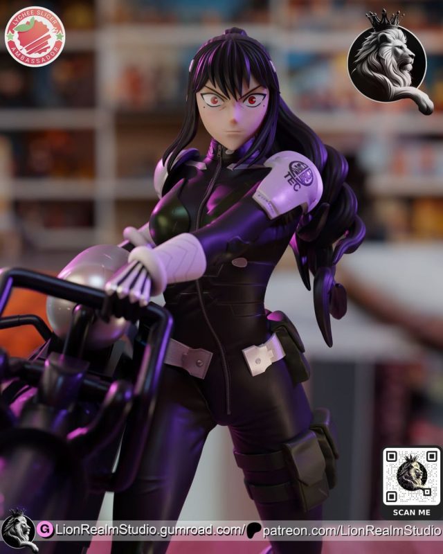 【怪兽8号】亚白米娜-3D合纵社-3D打印模型STL格式3mf格式免费下载！