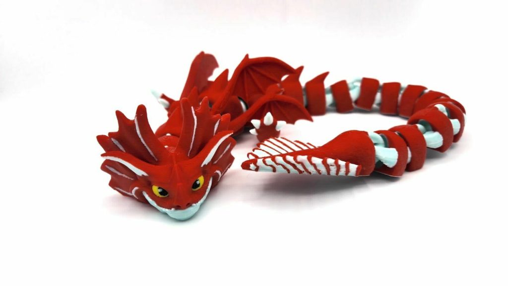 图片[2]-红色小红龙-3D合纵社-3D打印模型STL格式3mf格式免费下载！