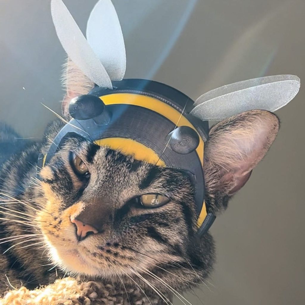 图片[3]-蜜蜂猫帽-3D合纵社-3D打印模型STL格式3mf格式免费下载！