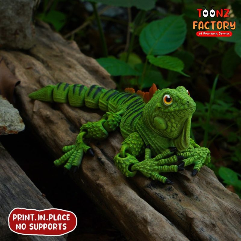 鬣蜥-3D合纵社-3D打印模型STL格式3mf格式免费下载！