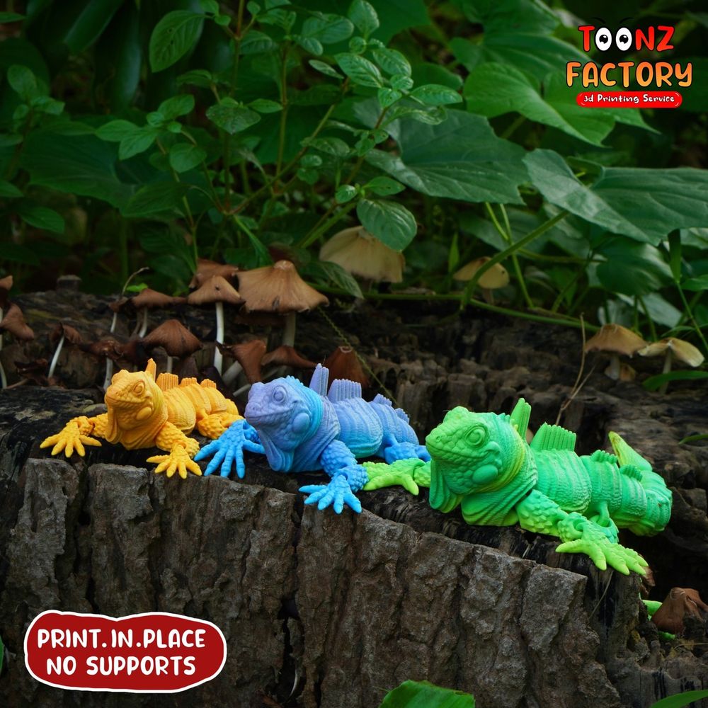 图片[2]-鬣蜥-3D合纵社-3D打印模型STL格式3mf格式免费下载！