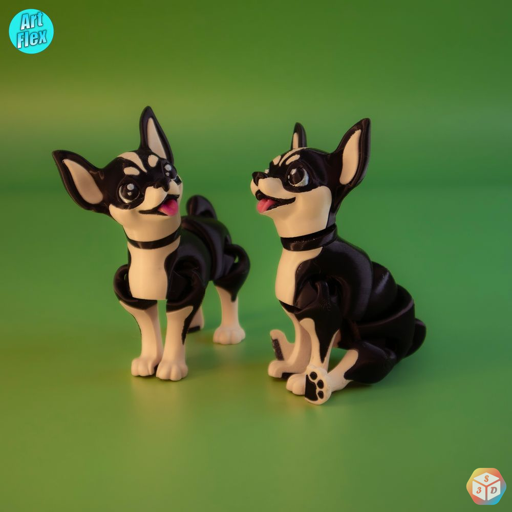 图片[3]-吉娃娃犬-3D合纵社-3D打印模型STL格式3mf格式免费下载！