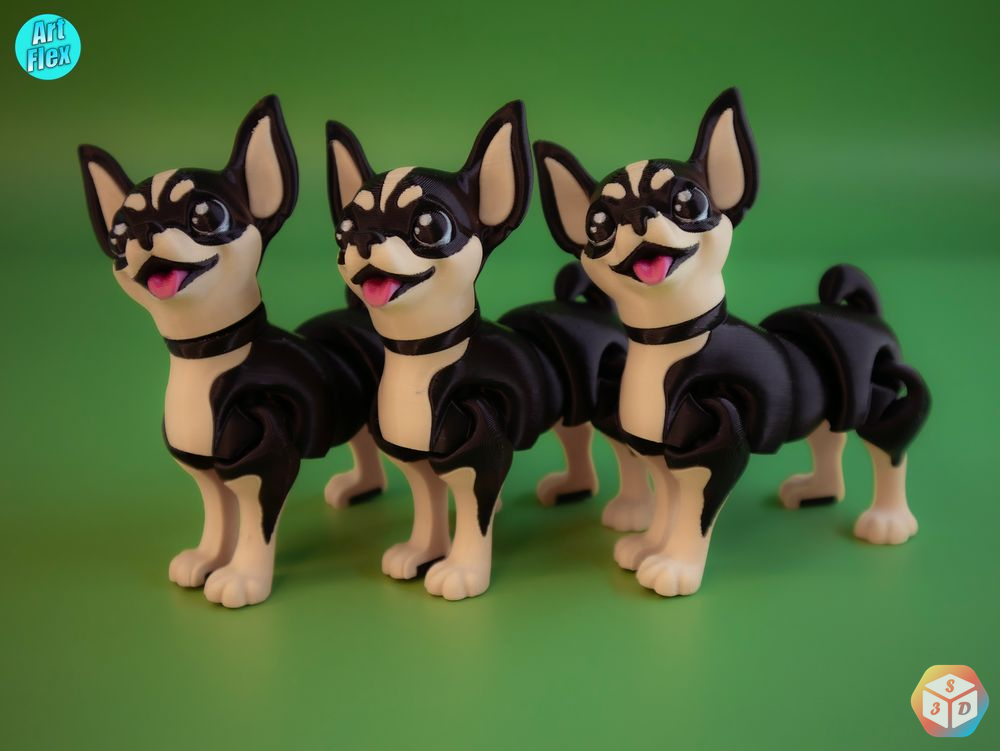 图片[2]-吉娃娃犬-3D合纵社-3D打印模型STL格式3mf格式免费下载！