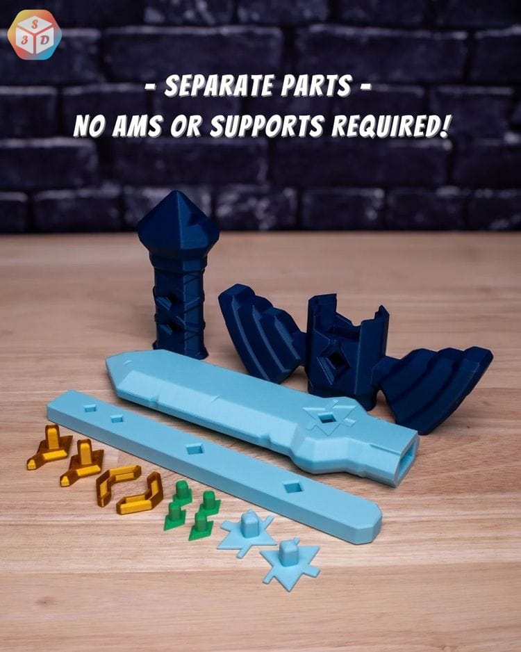 图片[2]-Q版大师之剑-3D合纵社-3D打印模型STL格式3mf格式免费下载！