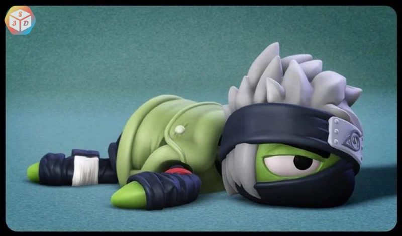 乌龟卡卡西-3D合纵社-3D打印模型STL格式3mf格式免费下载！