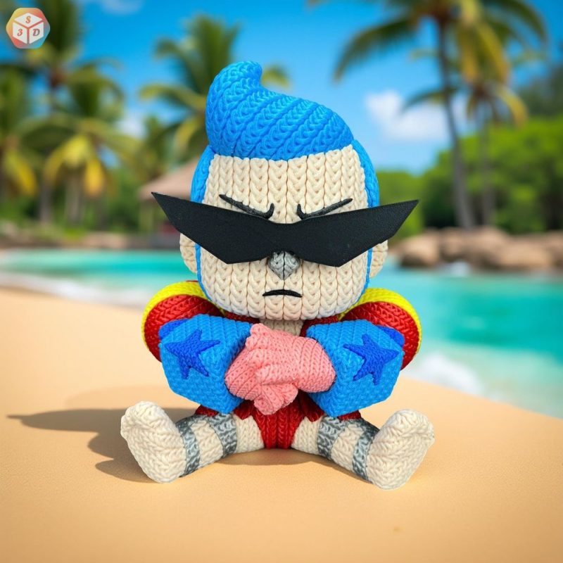 针织弗兰奇-3D合纵社-3D打印模型STL格式3mf格式免费下载!