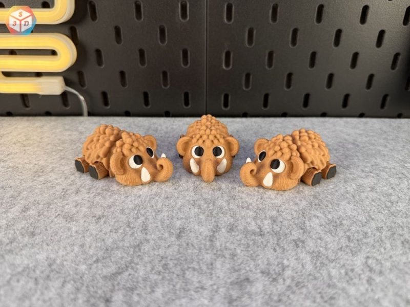 长毛象-3D合纵社-3D打印模型STL格式3mf格式免费下载！