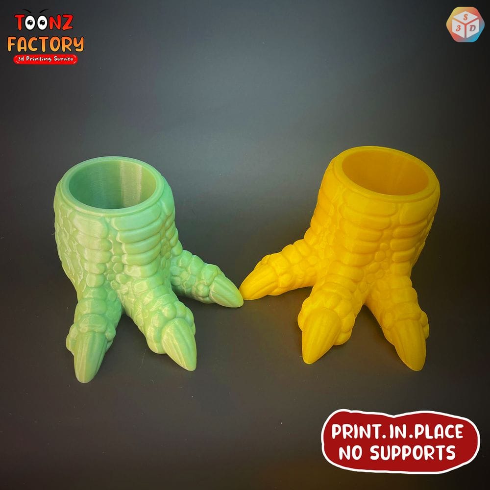 图片[4]-恐龙脚笔筒-3D合纵社-3D打印模型STL格式3mf格式免费下载！