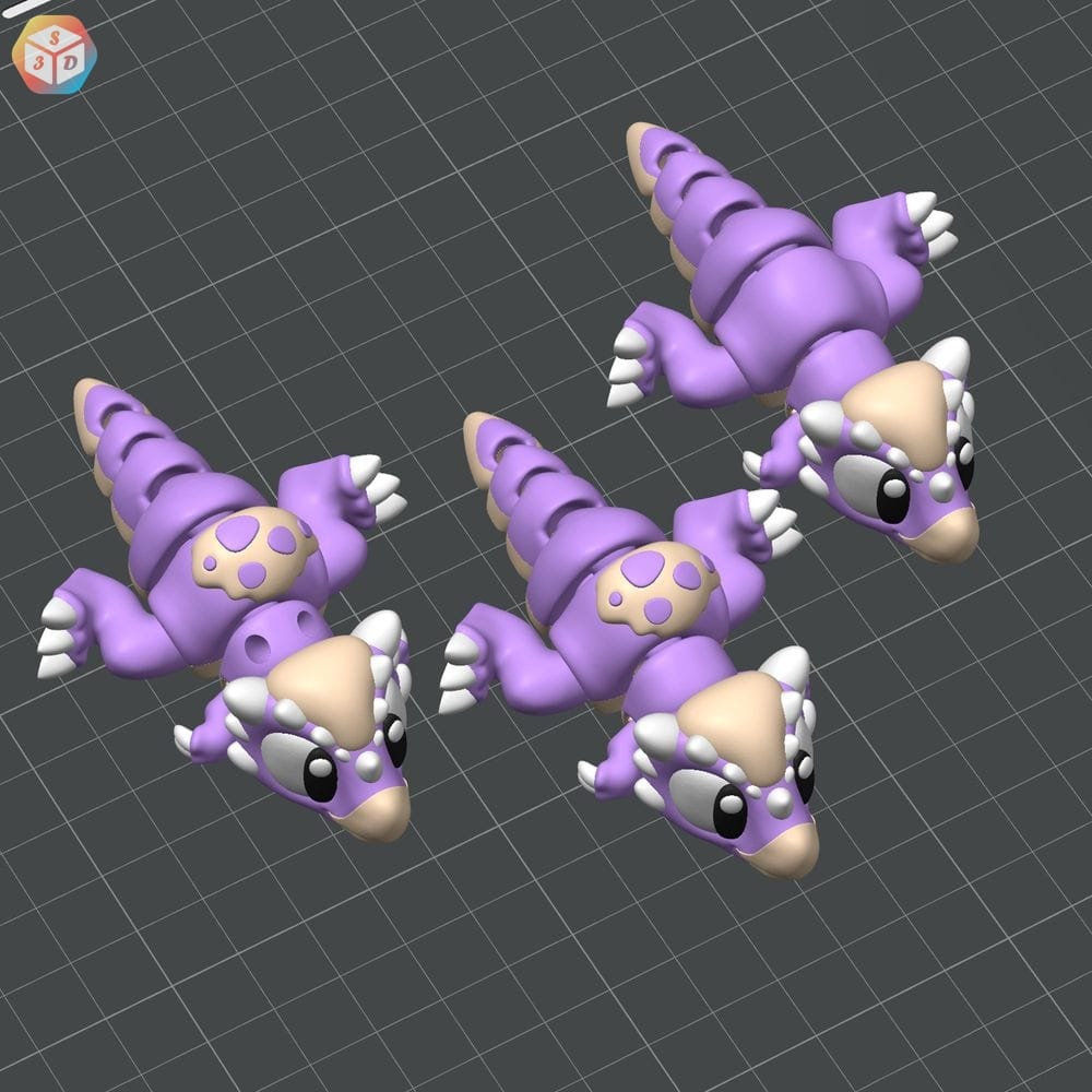 图片[3]-冥河龙与龙蛋-3D合纵社-3D打印模型STL格式3mf格式免费下载！