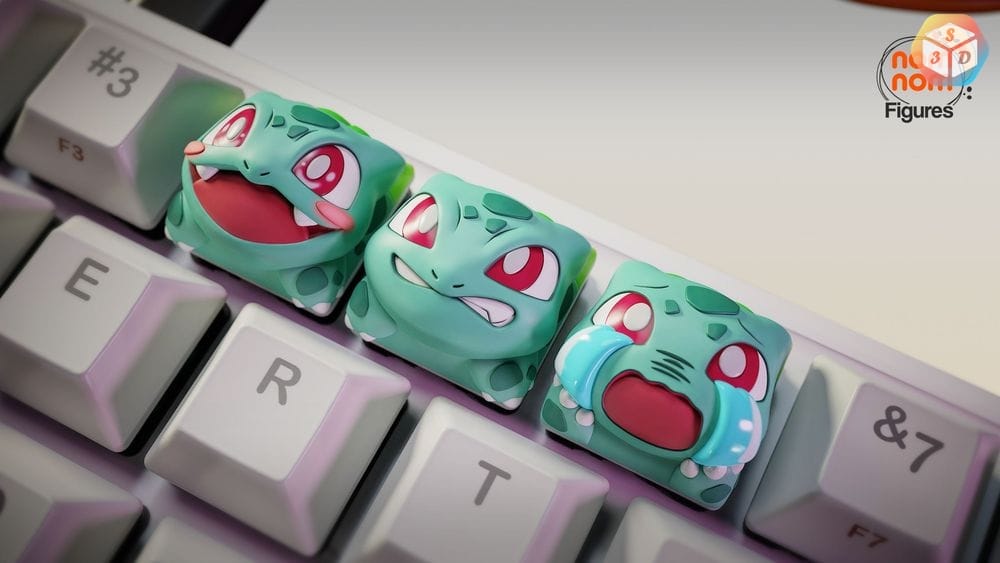 图片[3]-妙蛙种子键盘帽-3D合纵社-3D打印模型STL格式3mf格式免费下载！