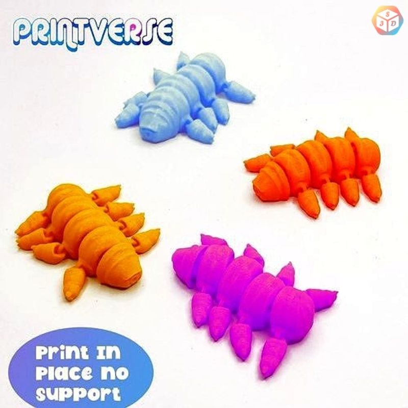 水熊虫-3D合纵社-3D打印模型STL格式3mf格式免费下载！