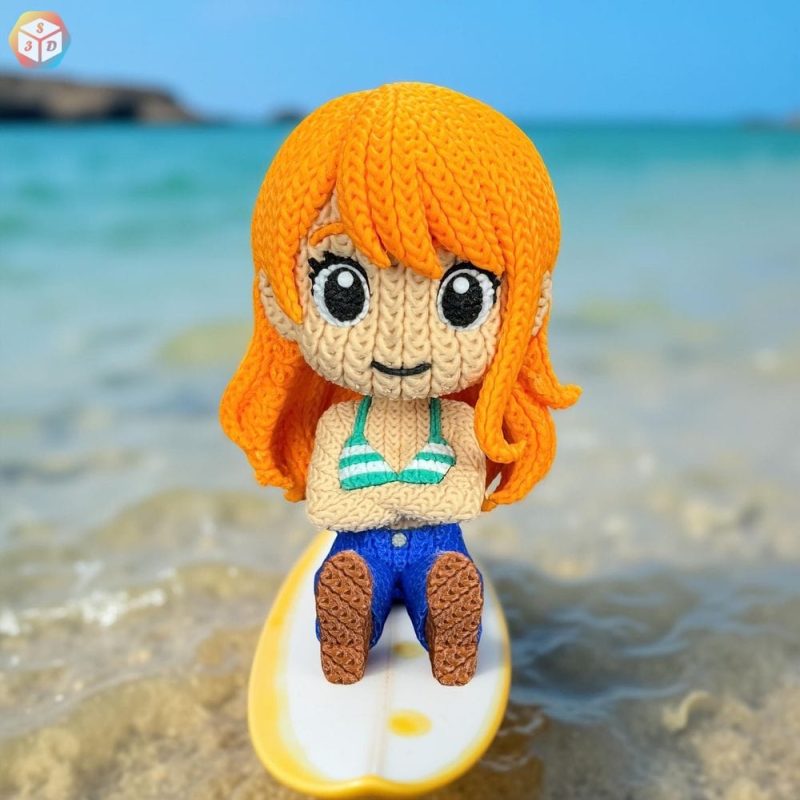 针织娜美-3D合纵社-3D打印模型STL格式3mf格式免费下载!