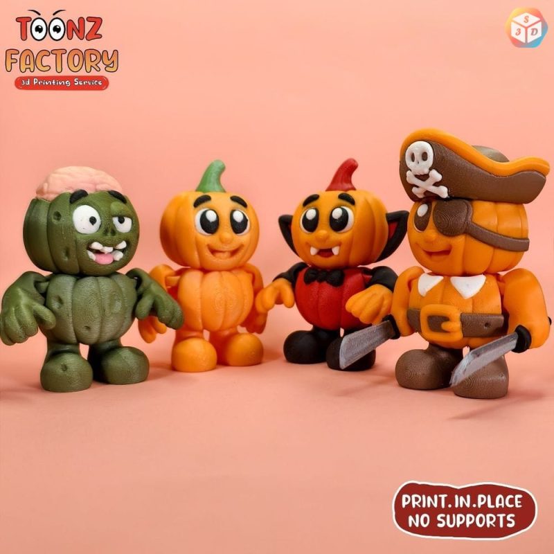 南瓜人-3D合纵社-3D打印模型STL格式3mf格式免费下载！