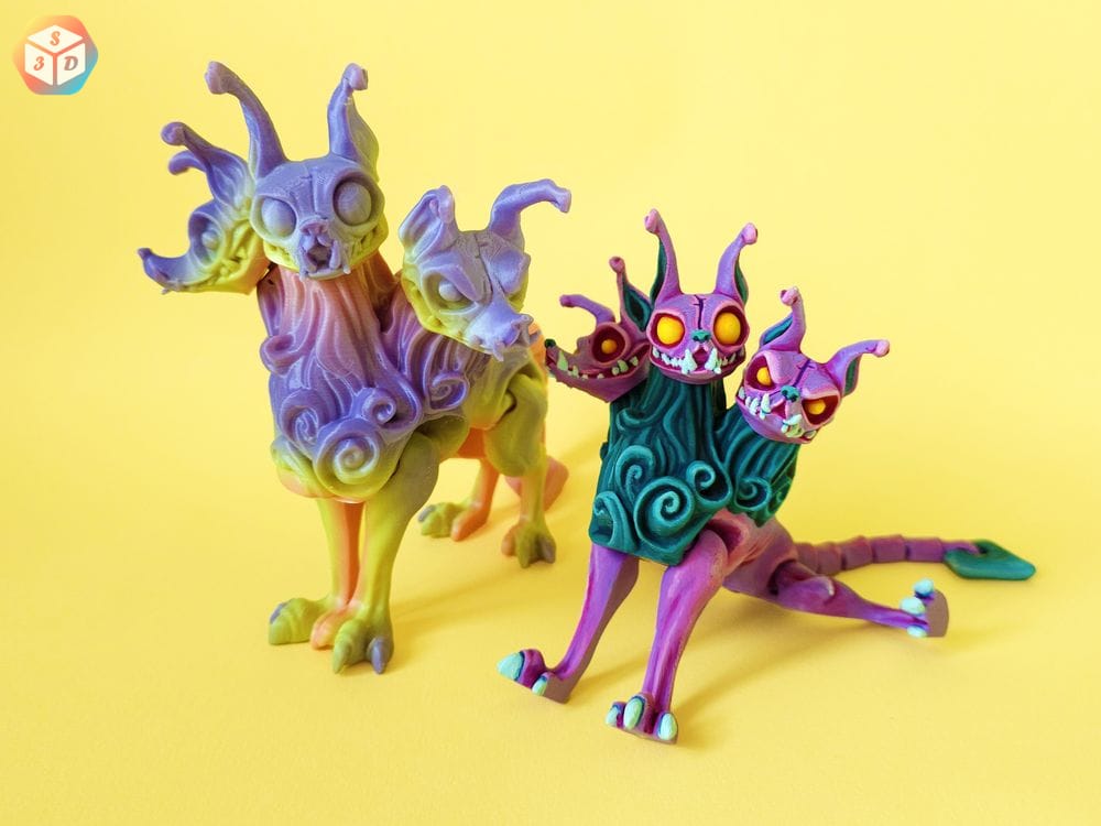 图片[2]-【恐怖系列】68 地狱犬-3D合纵社-3D打印模型STL格式3mf格式免费下载！