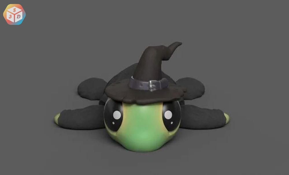 图片[2]-巫师乌龟-3D合纵社-3D打印模型STL格式3mf格式免费下载！