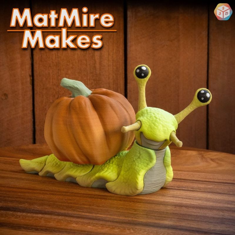 蜗牛-3D合纵社-3D打印模型STL格式3mf格式免费下载!