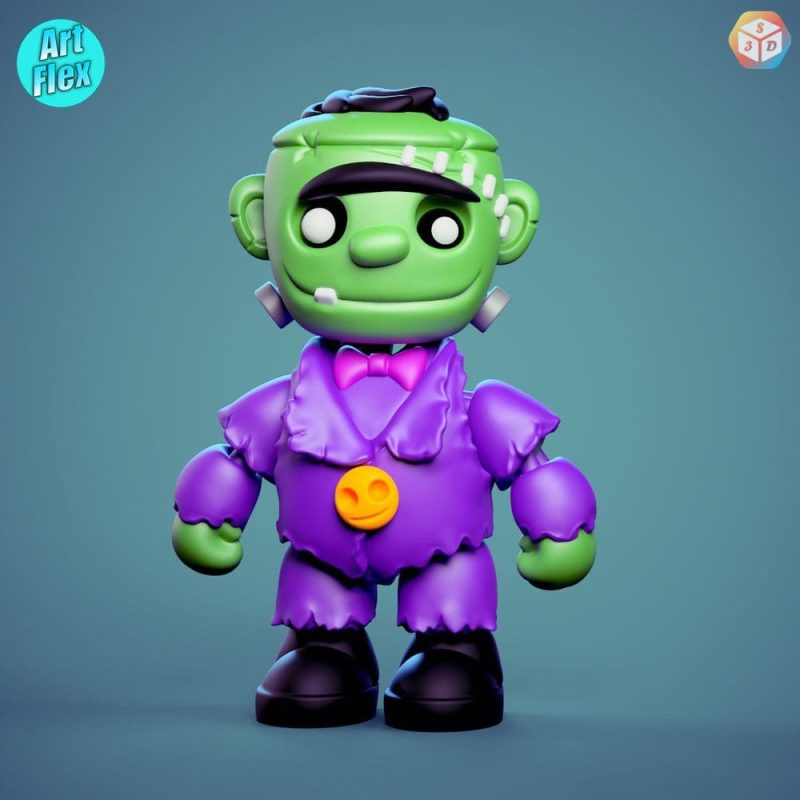 科学怪人-3D合纵社-3D打印模型STL格式3mf格式免费下载！