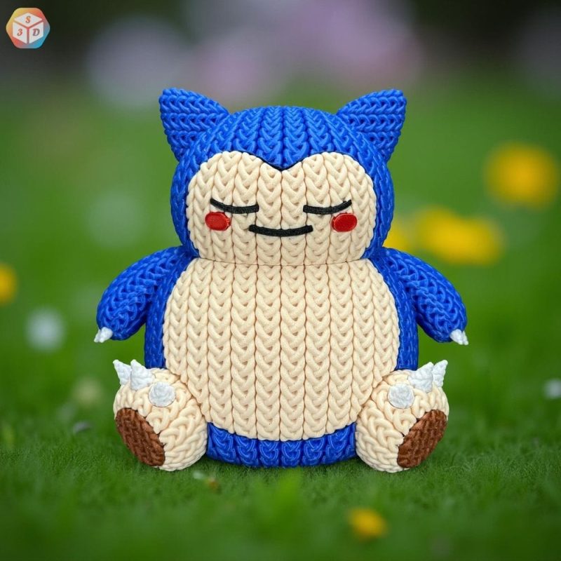 针织卡比兽-3D合纵社-3D打印模型STL格式3mf格式免费下载!