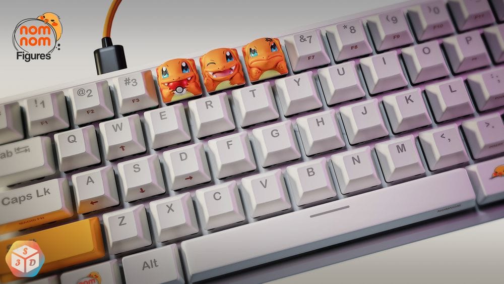 图片[2]-小火龙键盘帽-3D合纵社-3D打印模型STL格式3mf格式免费下载！