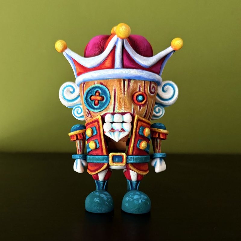 扭曲胡桃夹子-3D合纵社-3D打印模型STL格式3mf格式免费下载!