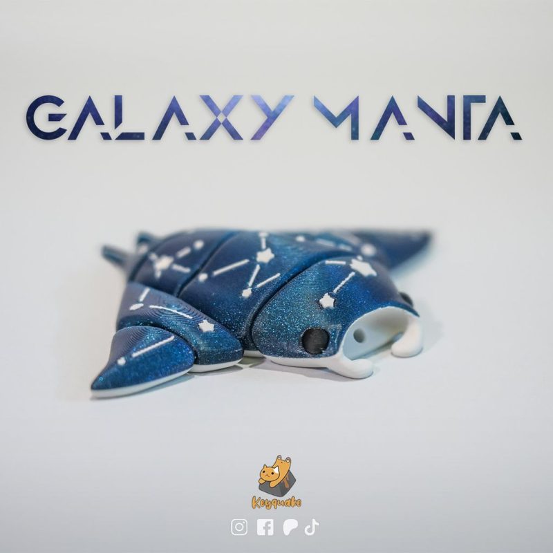 星座蝠鲼-3D合纵社-3D打印模型STL格式3mf格式免费下载！