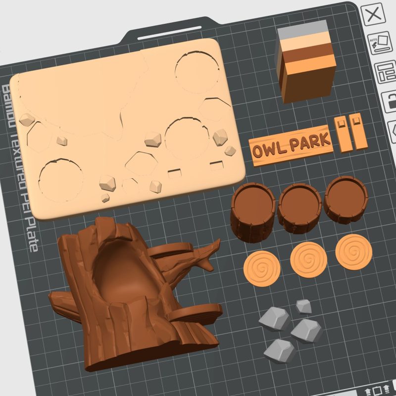 猫头鹰-3D合纵社-3D打印模型STL格式3mf格式免费下载！