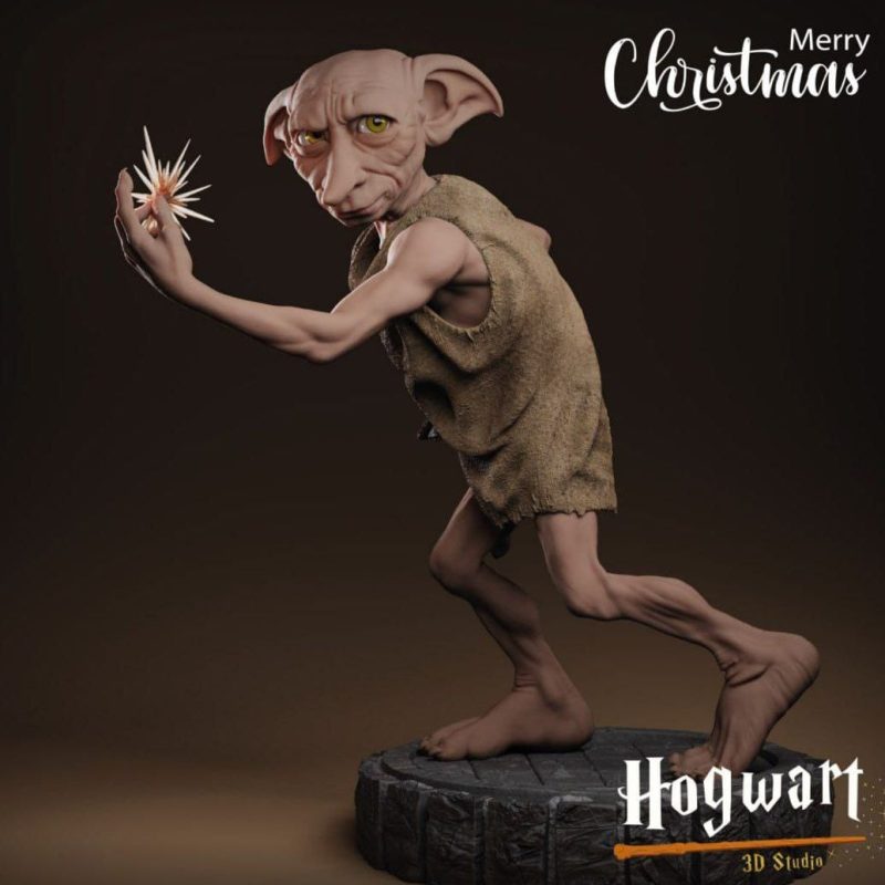 【哈利波特】多比-3D合纵社-3D打印模型STL格式3mf格式免费下载！