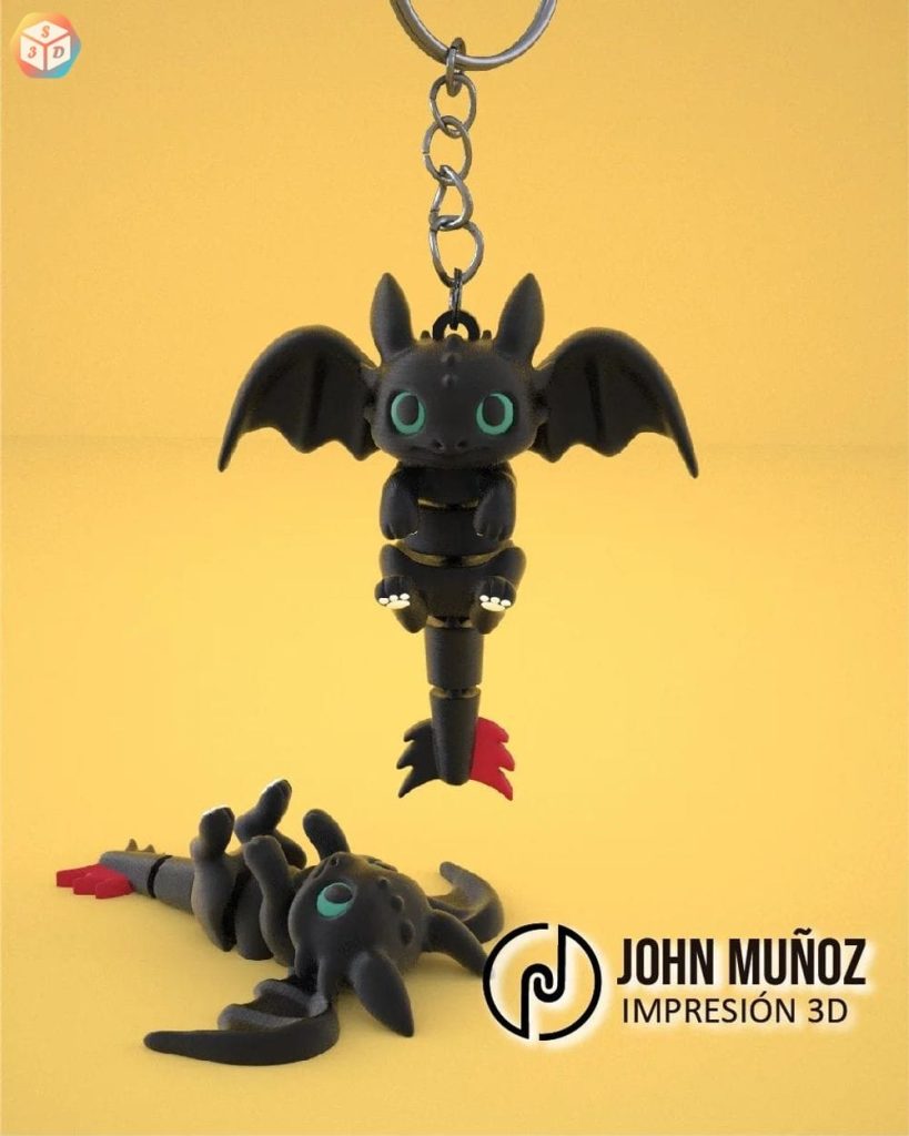 图片[3]-无牙仔钥匙链-3D合纵社-3D打印模型STL格式3mf格式免费下载！