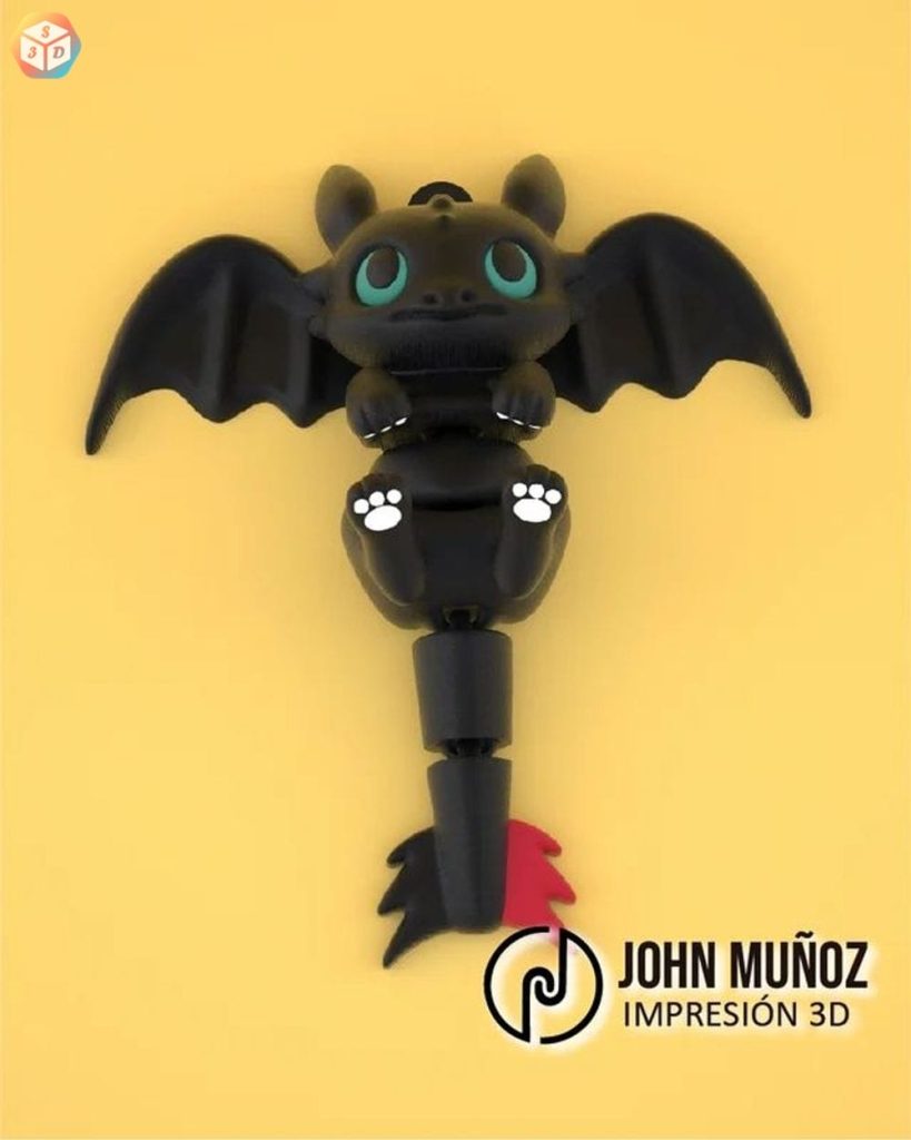 图片[2]-无牙仔钥匙链-3D合纵社-3D打印模型STL格式3mf格式免费下载！