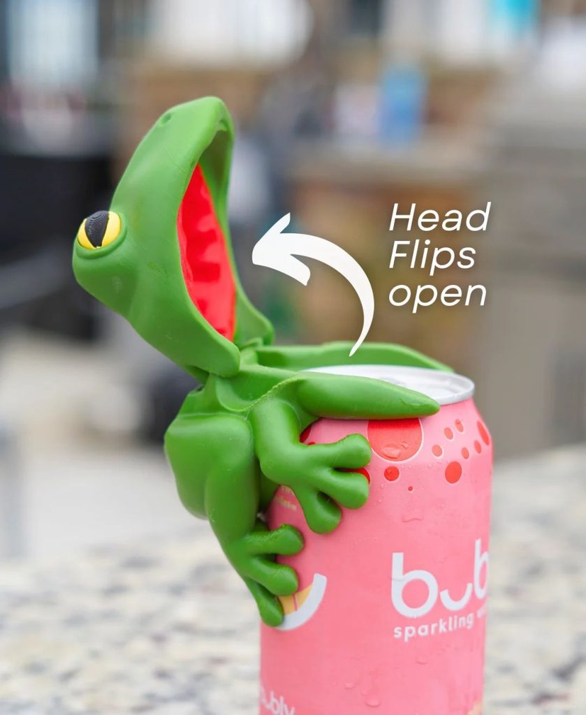 图片[3]-青蛙易拉罐盖-3D合纵社-3D打印模型STL格式3mf格式免费下载！