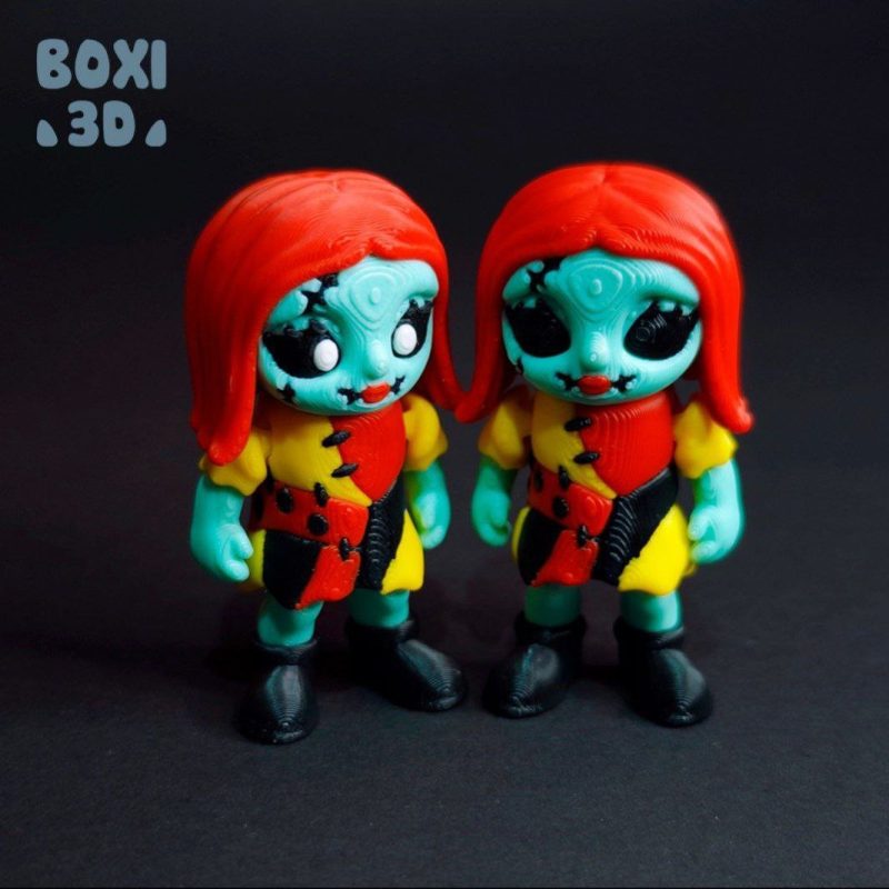 恐怖的莎莉-3D合纵社-3D打印模型STL格式3mf格式免费下载!