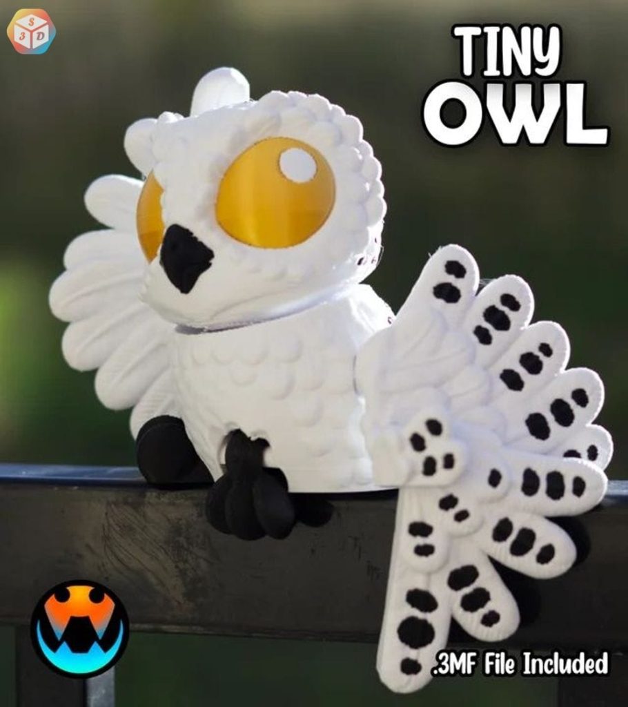 图片[2]-小角鸮-3D合纵社-3D打印模型STL格式3mf格式免费下载！