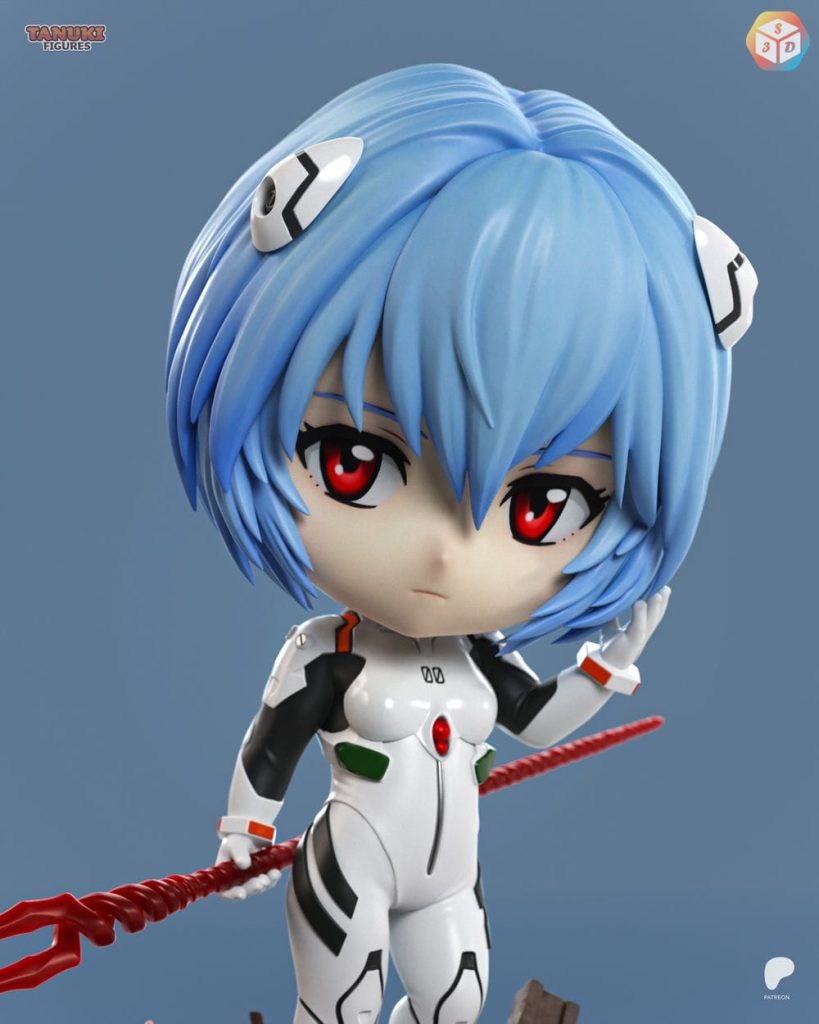 图片[2]-Q版绫波丽-3D合纵社-3D打印模型STL格式3mf格式免费下载！