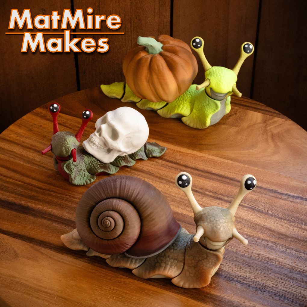 图片[3]-蜗牛与蛞蝓-3D合纵社-3D打印模型STL格式3mf格式免费下载！