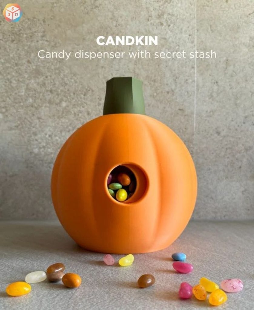 南瓜糖果盒-3D合纵社-3D打印模型STL格式3mf格式免费下载！