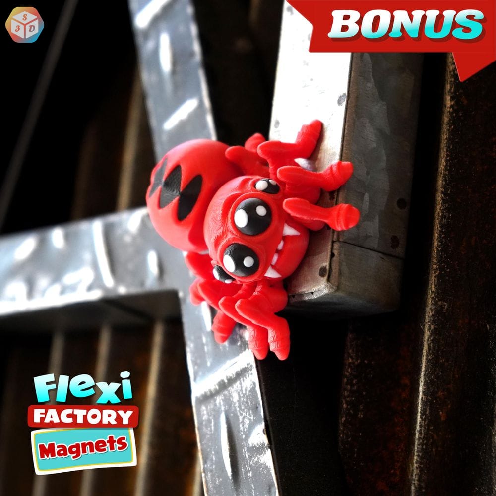 图片[3]-蜘蛛-3D合纵社-3D打印模型STL格式3mf格式免费下载！