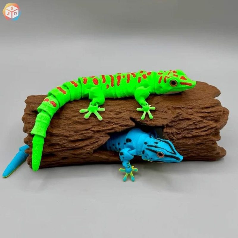 守宫-3D合纵社-3D打印模型STL格式3mf格式免费下载！