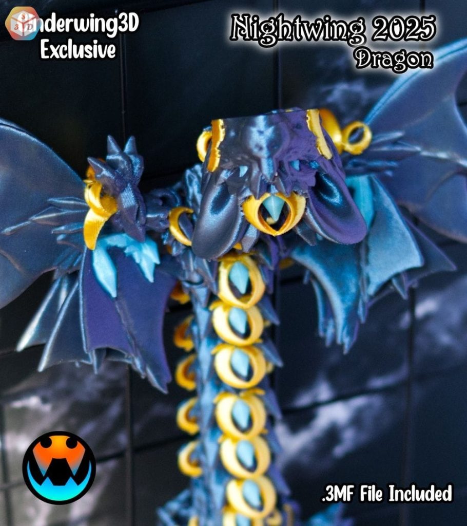 图片[2]-夜翼龙-3D合纵社-3D打印模型STL格式3mf格式免费下载！