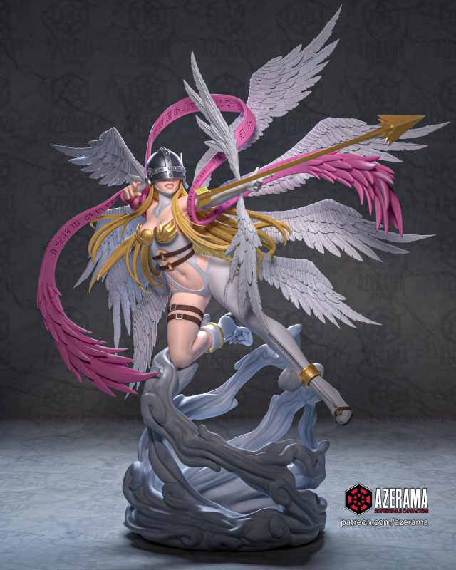 【数码宝贝】天女兽-3D合纵社-3D打印模型STL格式3mf格式免费下载！