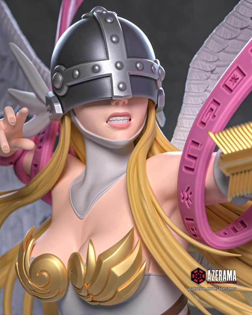 图片[4]-【数码宝贝】天女兽-3D合纵社-3D打印模型STL格式3mf格式免费下载！