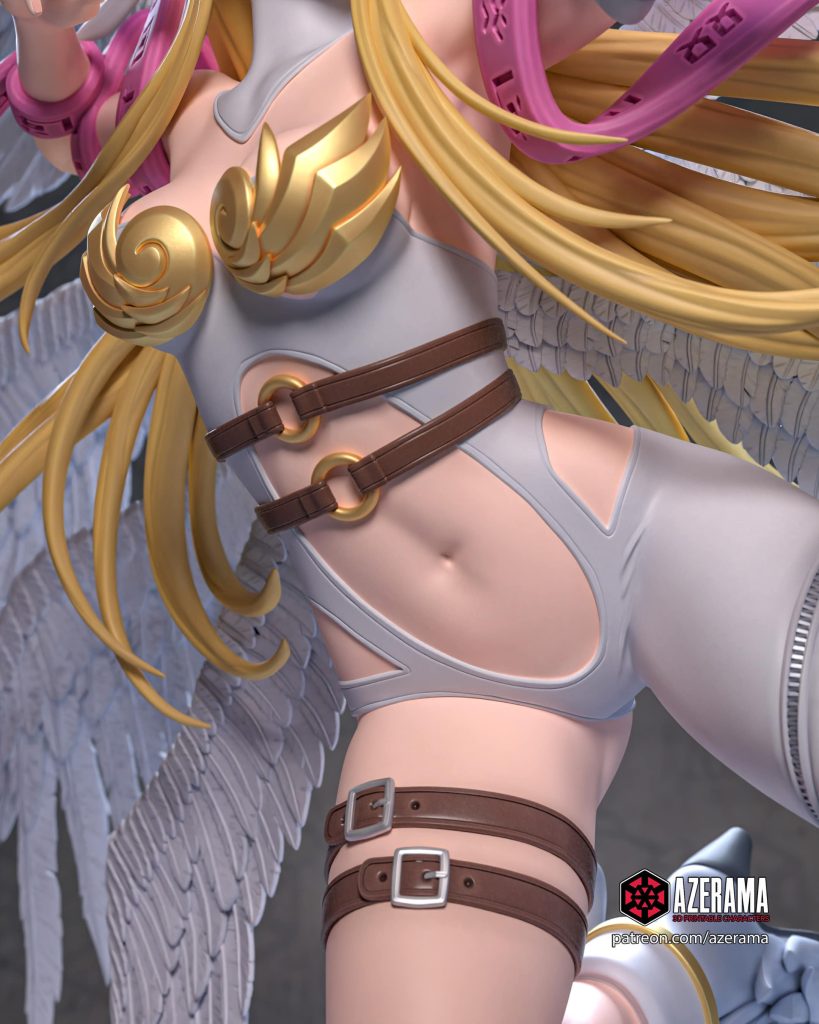 图片[3]-【数码宝贝】天女兽-3D合纵社-3D打印模型STL格式3mf格式免费下载！