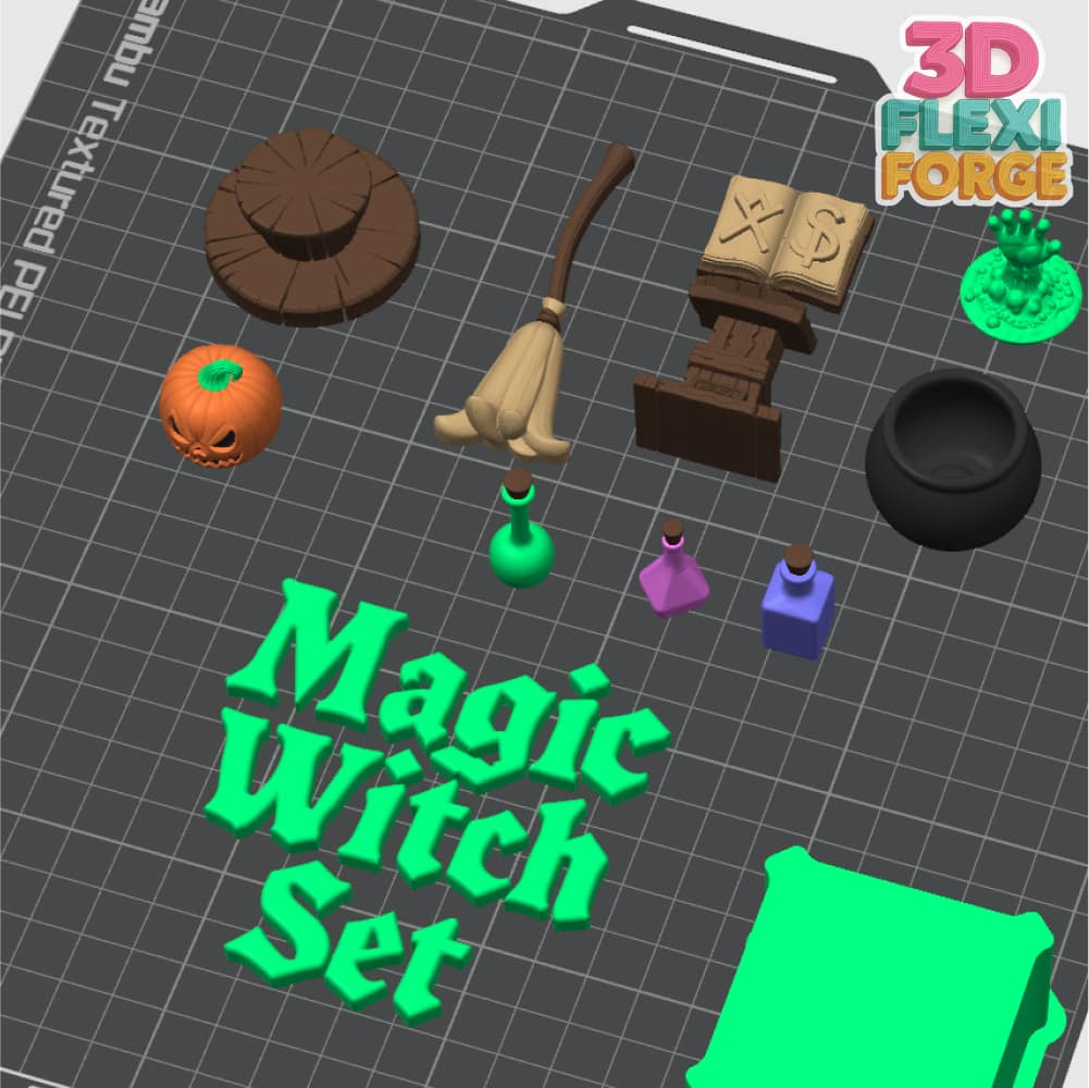 图片[3]-可爱的女巫-3D合纵社-3D打印模型STL格式3mf格式免费下载！