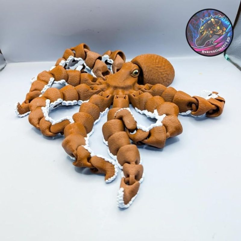 八爪鱼-3D合纵社-3D打印模型STL格式3mf格式免费下载！