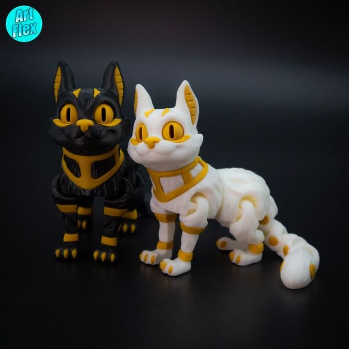 埃及猫-3D合纵社-3D打印模型STL格式3mf格式免费下载！
