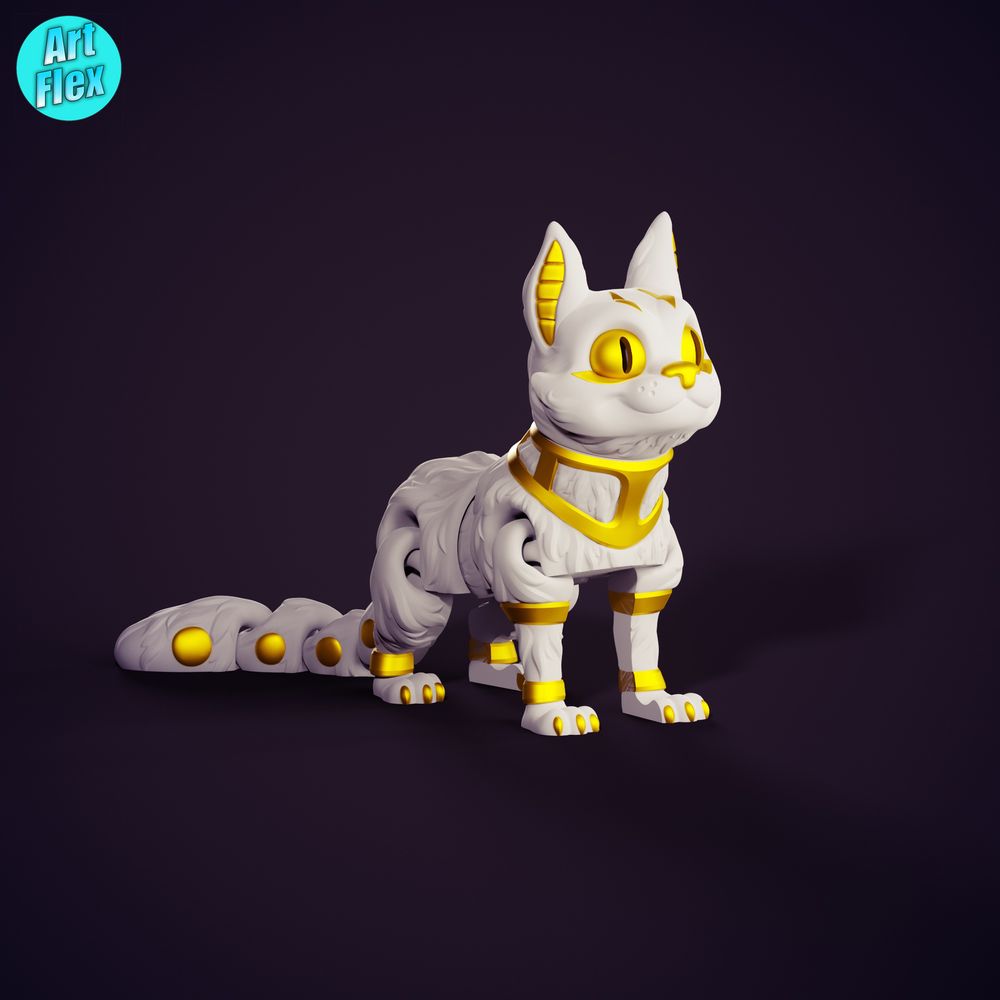 图片[3]-埃及猫-3D合纵社-3D打印模型STL格式3mf格式免费下载！