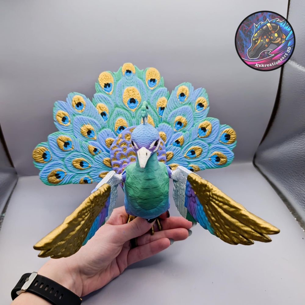 图片[2]-孔雀-3D合纵社-3D打印模型STL格式3mf格式免费下载！