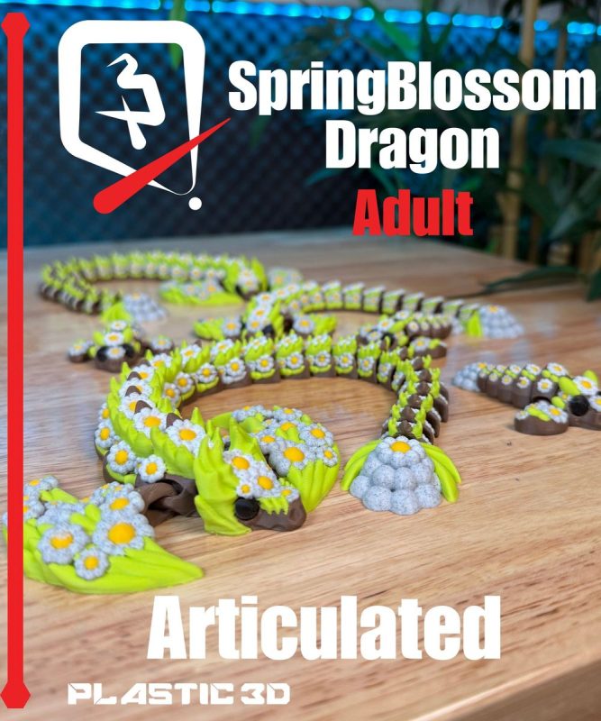 春花龙-3D合纵社-3D打印模型STL格式3mf格式免费下载！