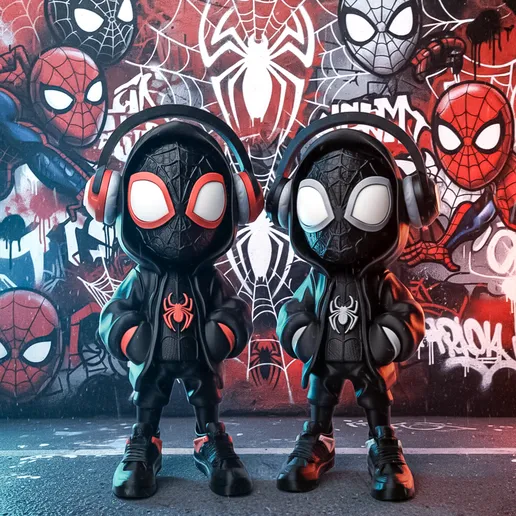 蜘蛛侠都市装-3D合纵社-3D打印模型STL格式3mf格式免费下载！