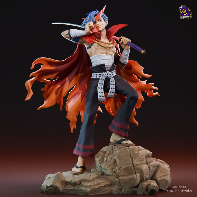 【天元突破红莲螺岩】卡米那-3D合纵社-3D打印模型STL格式3mf格式免费下载！